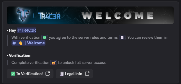 Welcome module preview